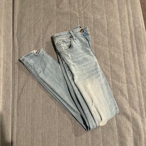 Abercrombie & Fitch Simone high rise skinny ankle jeans